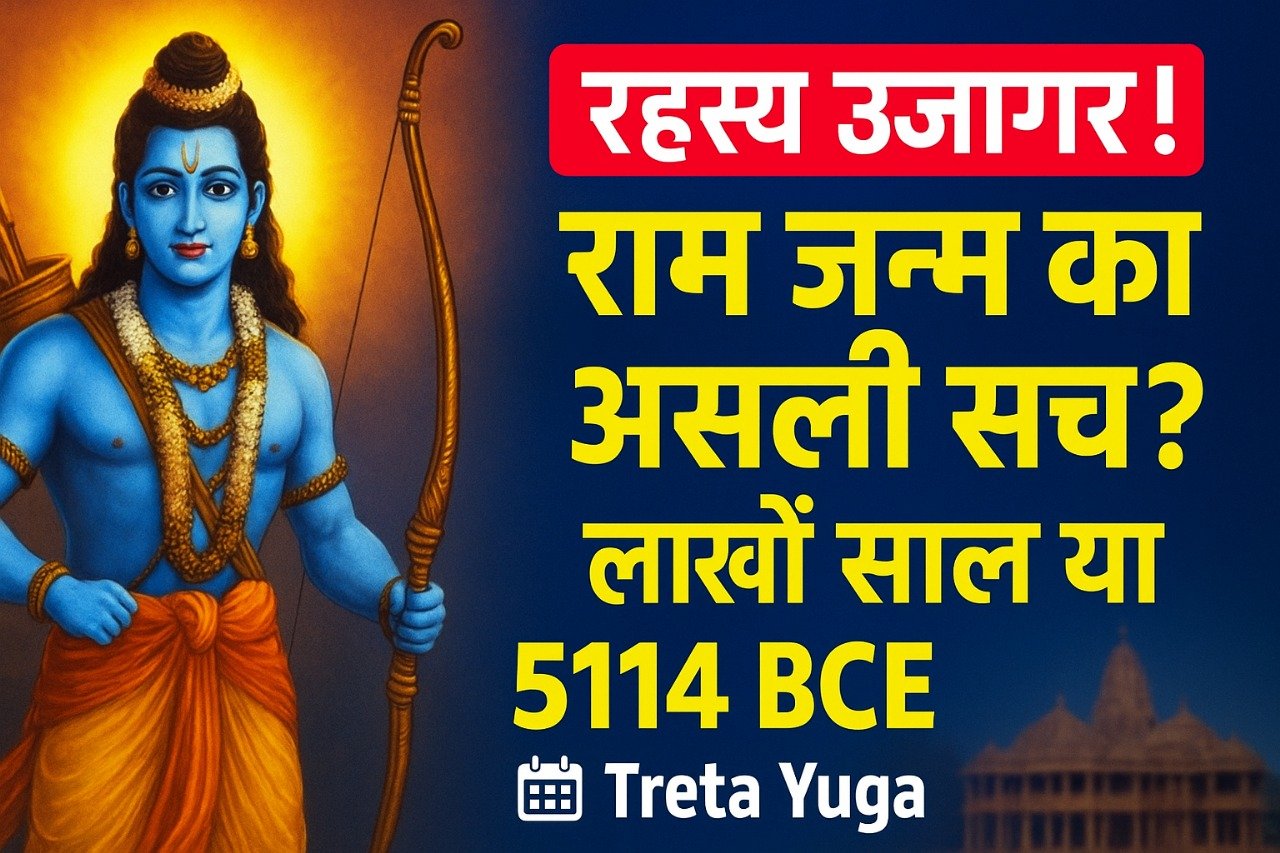 भगवान राम का जन्म लाखों वर्ष पहले हुआ था या 5114 ईसा पूर्व? जानिए रहस्य