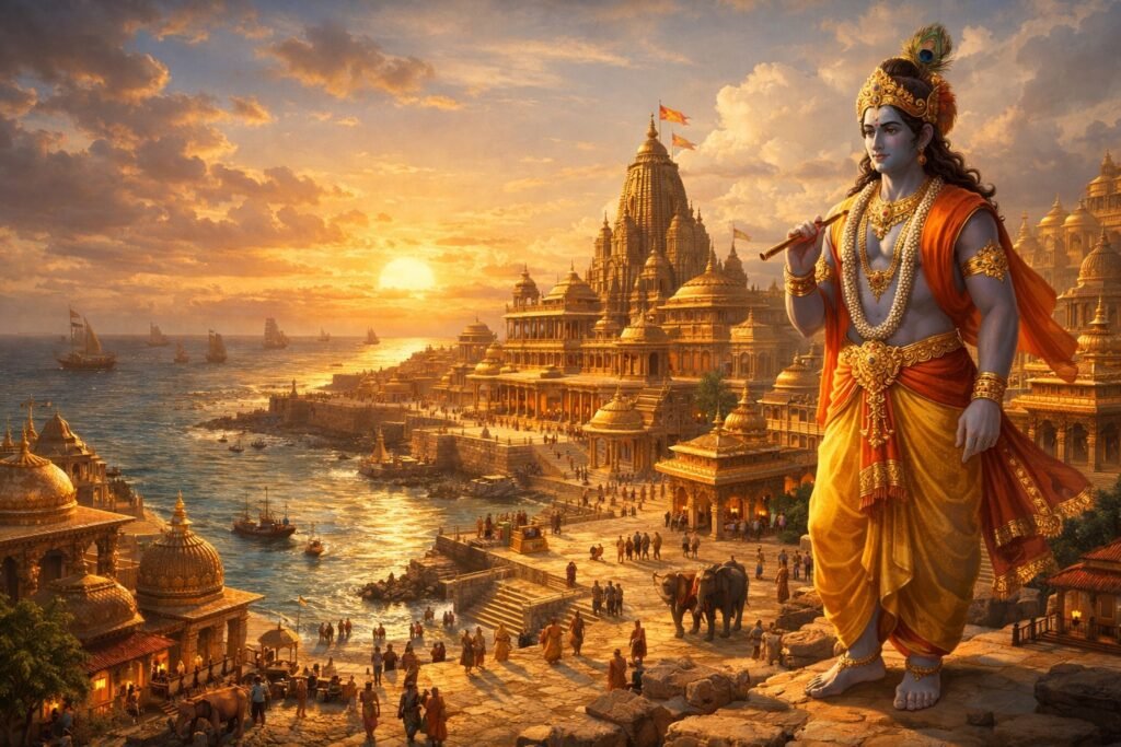 Dwarka Nagari Kahan Per Hai द्वारका नगरी कहां है